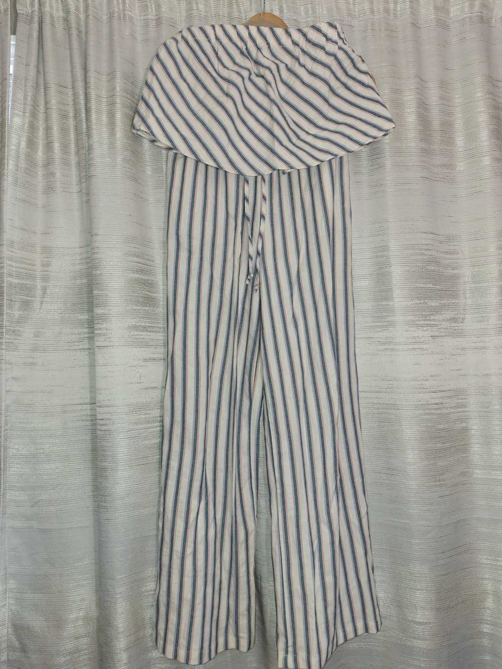 Pink Lily Matching Strappess 2 Piece Wide Leg Set Medium